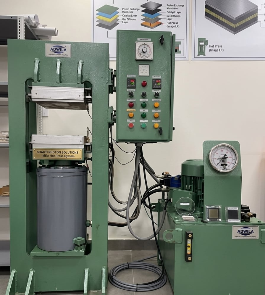 ADWILA MEA Hot Press — Shakti Photon Solutions branded equipment